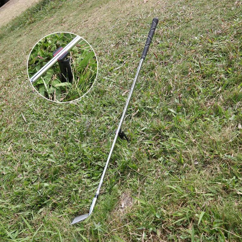 Portable Plastic Putter Prop Kickstand Snap On Golf Club Wedge Stand Holder