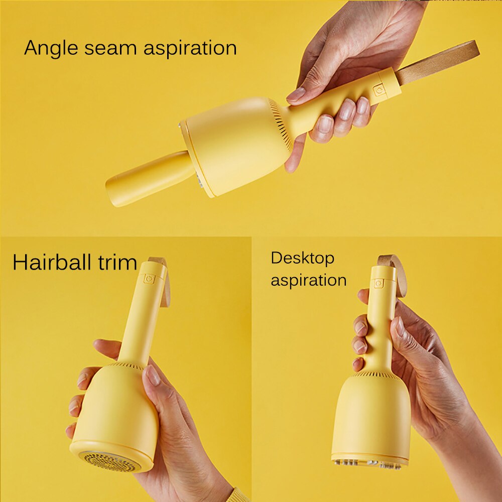 Portable Rechargeable Vacuum Cleaner Household Car Handheld Vacuum Cleaner Cordless Dust Collector Hair Ball Trimmer