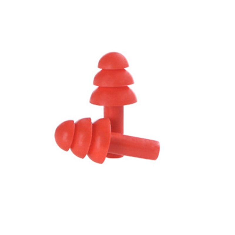 Anti Snoring Sleeping Ear Plugs Anti Noise Sound Insulation Sleeping Earplugs Foam Soft Noise Reduction Earplugs Ear Protection: red