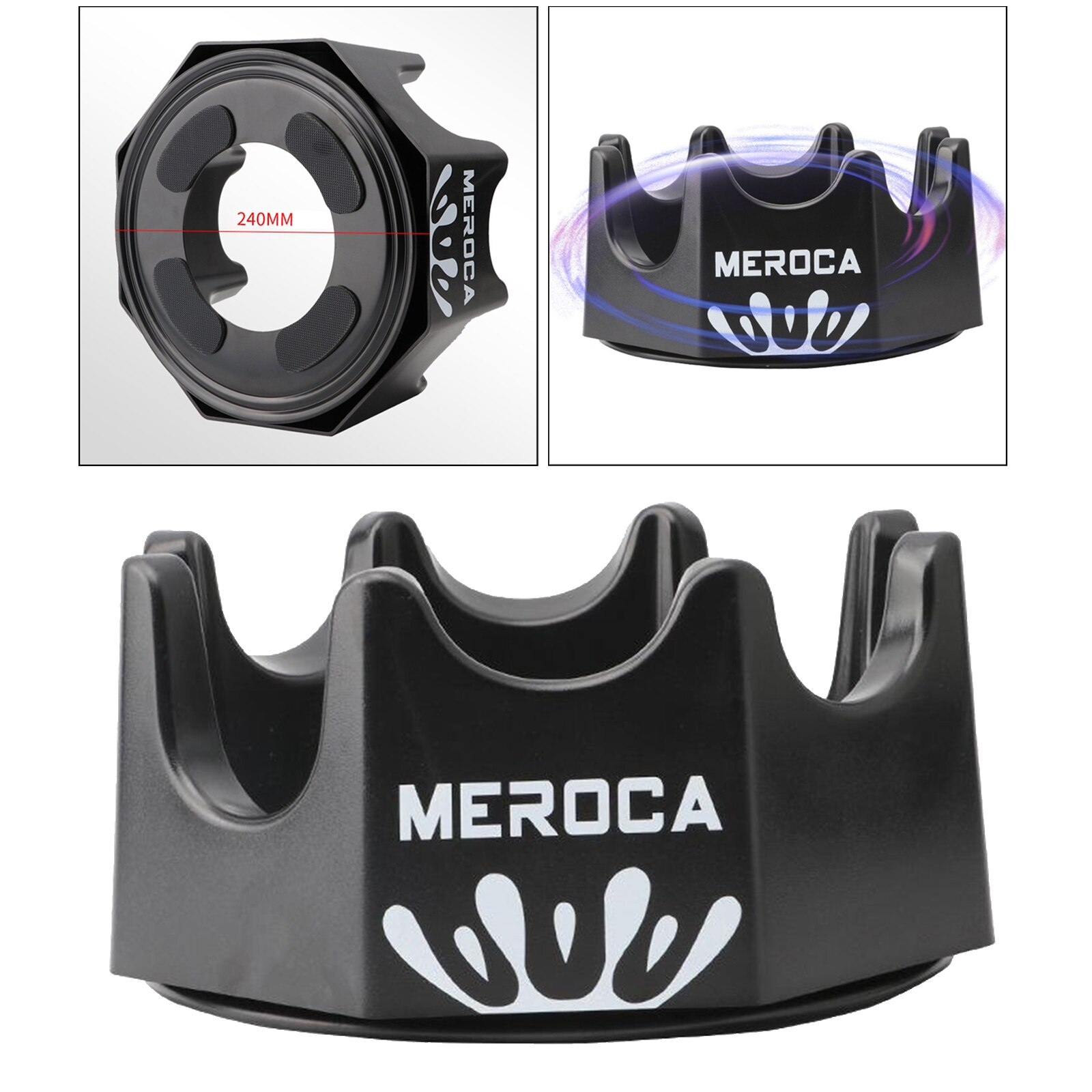 Solid Indoor Bike Front Wheel Riser Turbo Trainer Stand Stationary Block Pad