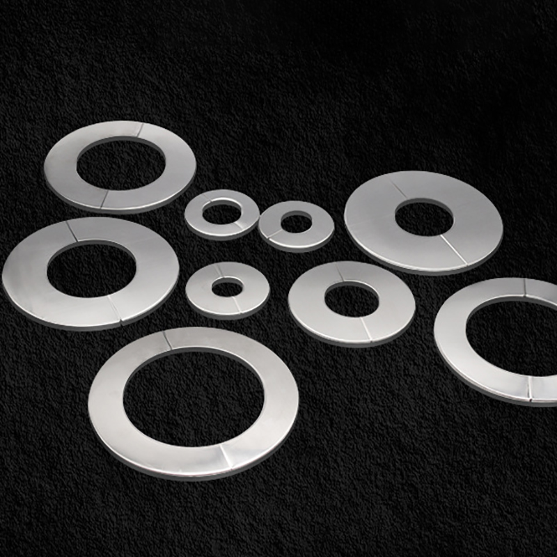 Stainless Steel Water Pipe Faucet Decorative Cover Self-Adhesive Cover Chrome Pipe Wall Covers Faucet Accessories