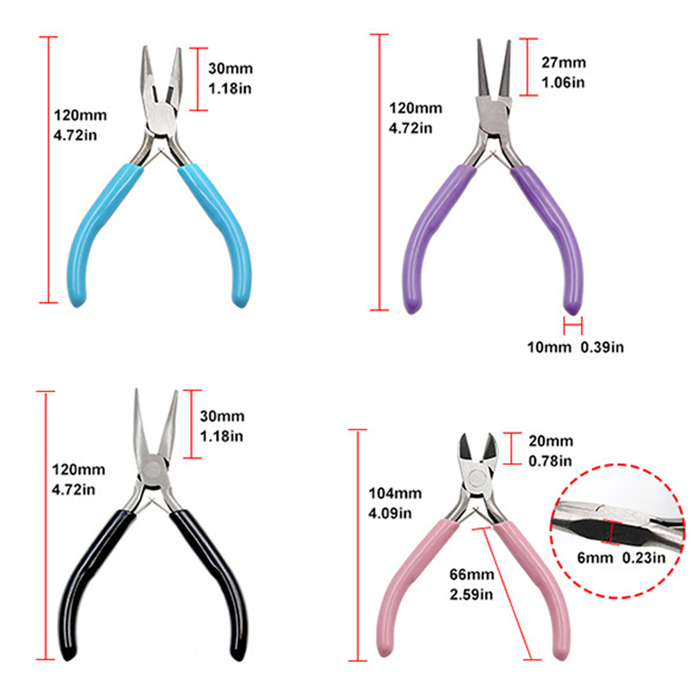 Schmuck herstellung Zangen Werkzeuge Ausrügestochen Ende Schneiden Draht zange Handwerkzeuge für DIY für Schmuck reparatur, Draht verpackung