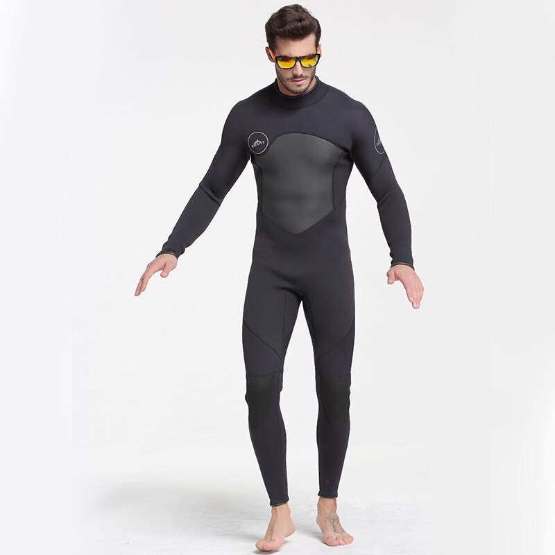 Traje de neopreno de 3MM para hombre, traje cálido de cuerpo completo para buceo, surf, pesca submarina, triatlón, kitesurf, Mono