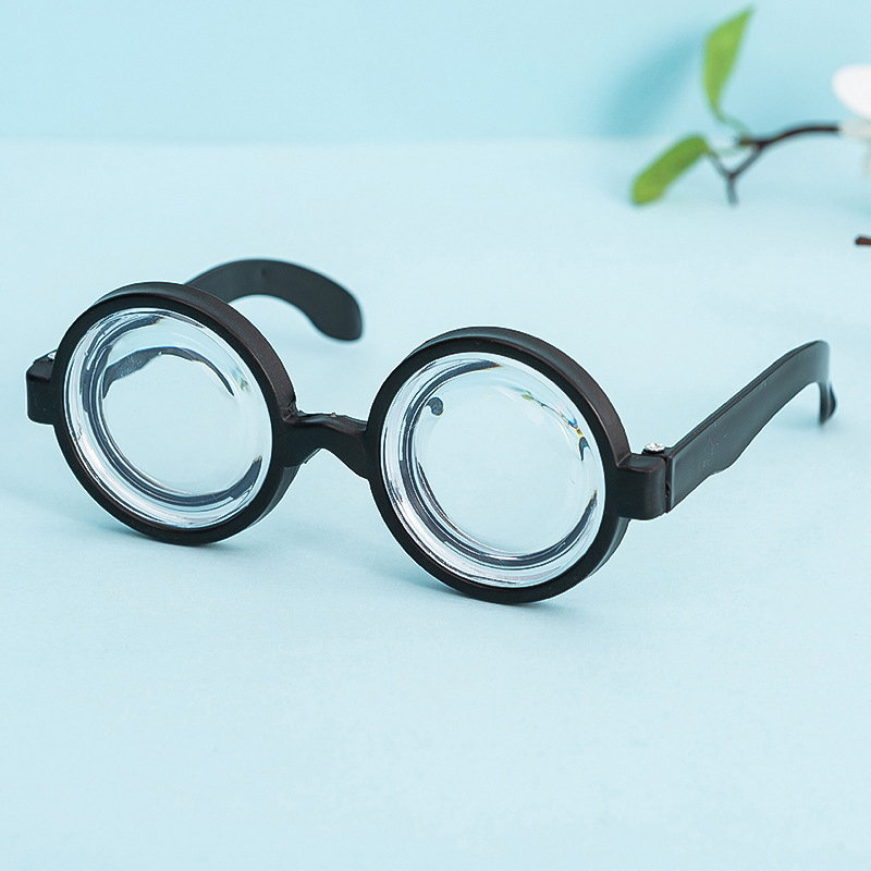 Gafas de forma redonda, accesorios divertidos para gafas de Halloween, disfraces de Cosplay, accesorios de decoración para fiestas, de recuerdo de para niños y adolescentes: Default Title