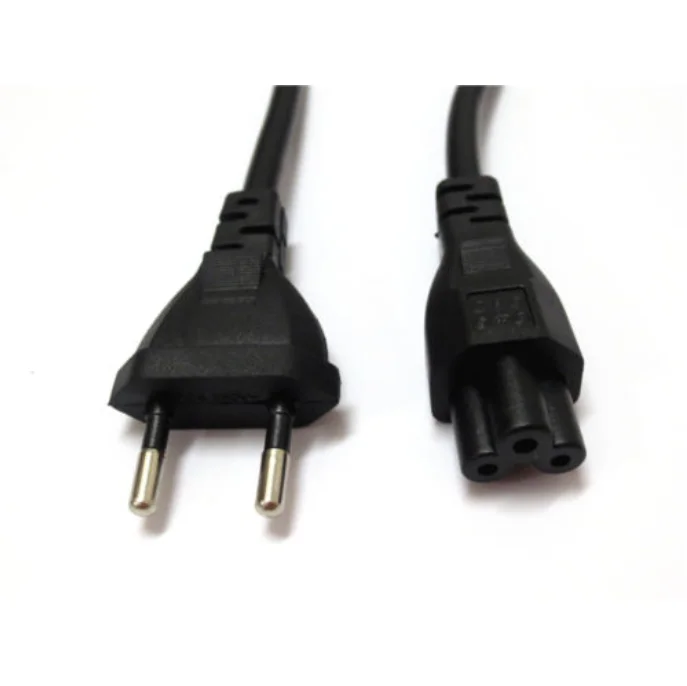 Netzkabel EU 2Stift zu IEC 320 C5 3Stift Micky Kabel fr Notizbuch 1,2 Meter lange