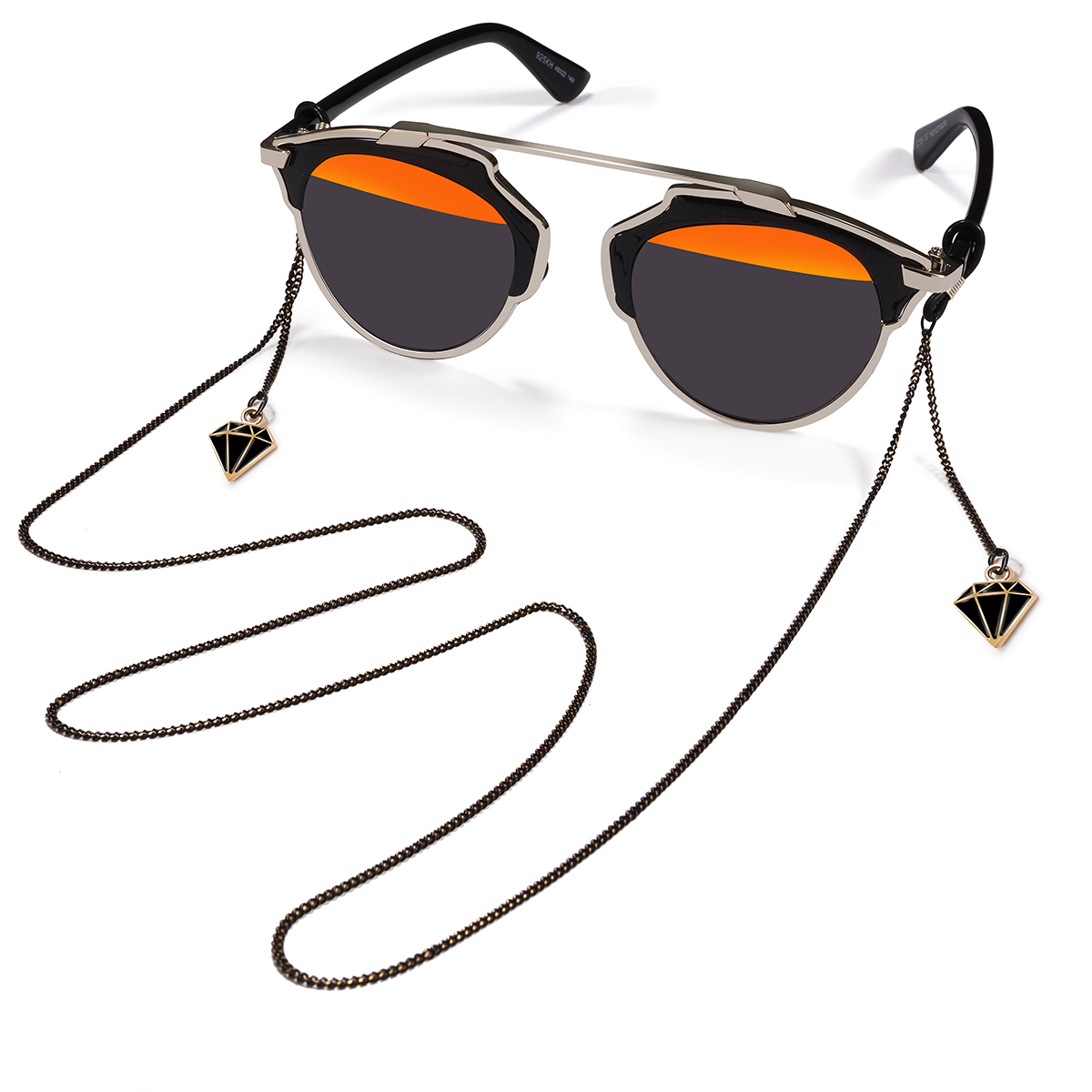 Zonnebrillen Lanyards Leesbrillen Slanke metalen koorden Brillenketting Brillenhouders optische frames touw