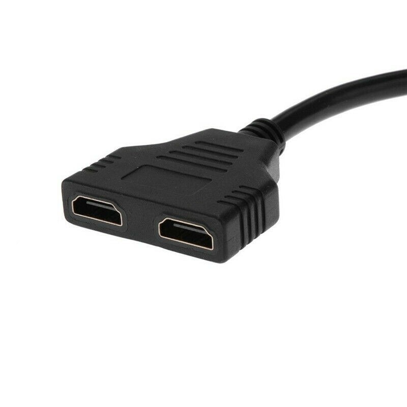 HDMI Splitter Cable 1 Male To Dual HDMI 2 Female Y Splitter Adapter 1080P HDMI Splitter for PC Computer Laptop PS4 HD LED LCD TV