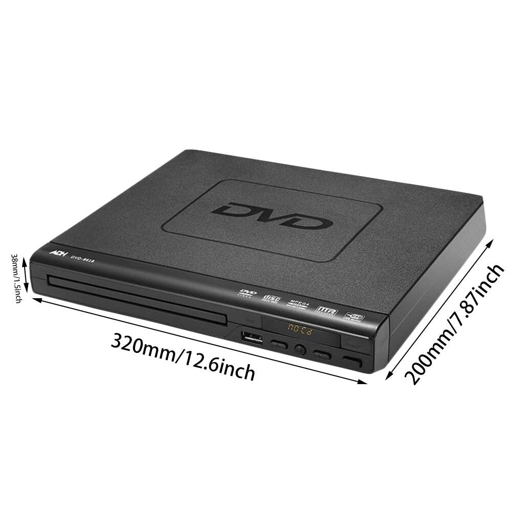 Système de théâtre VCD MP3 110V 240V pour TV AV sortie enfants USB entrée vidéo divertissement à domicile multimédia lecteur DVD Mini