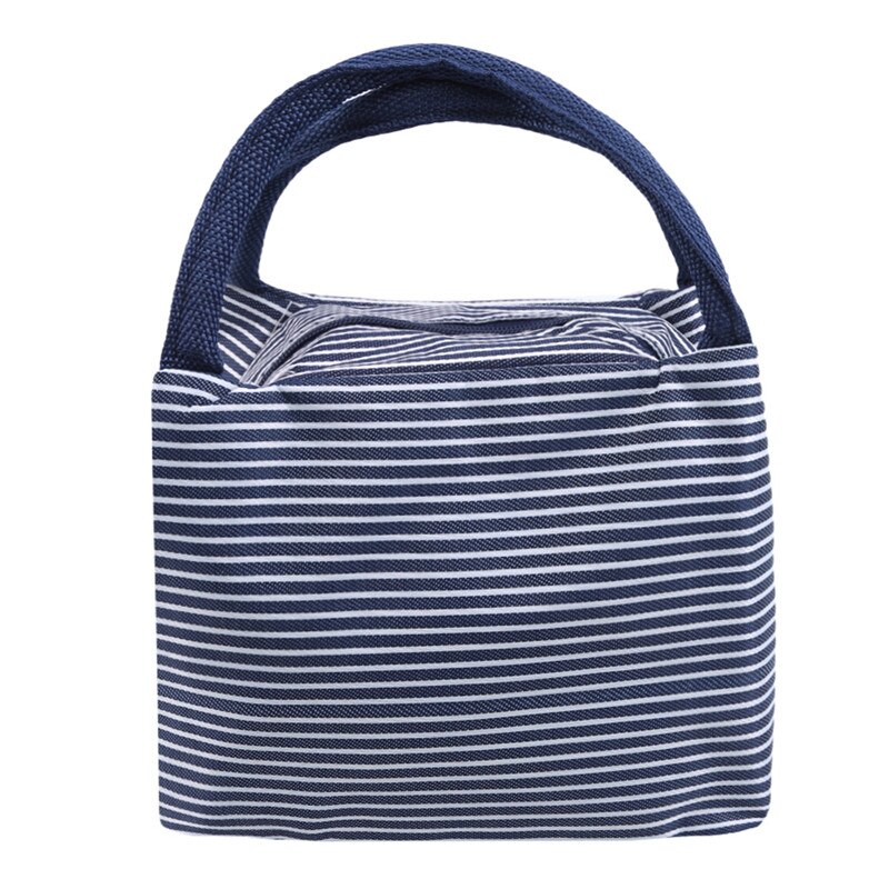 Geïsoleerde Lunch Tas Picknick Tote Bag Geïsoleerde Lunch Koeltas Lunch Container Reizen Rits Organizer Box Voor Vrouwen Mannen: blue