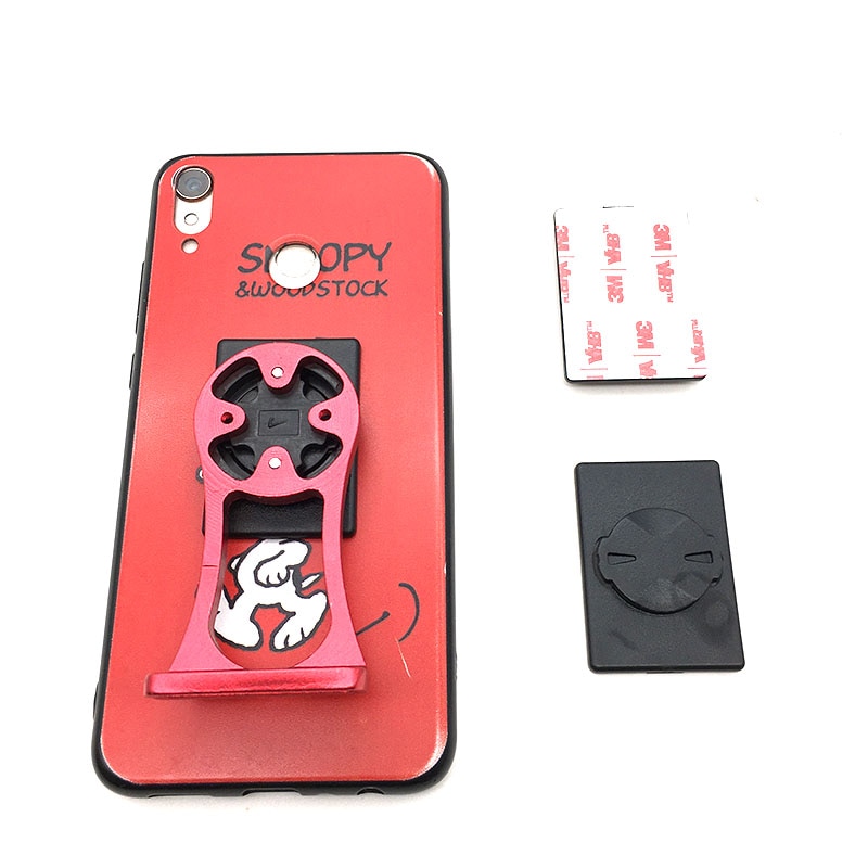 Pegatina de teléfono para bicicleta, soporte para ordenador, GPS, para GARMIN Wahoo, Bryton, IGPSPORT, adaptador de montaje frontal
