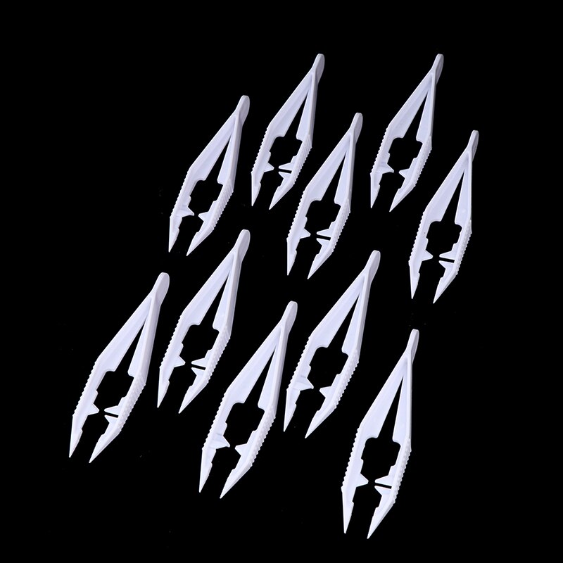 10Pcs/Set Tweezers For 5mm 2.6mm Hama Perler Beads Tool Kids Fuse Bead DIY Tool For Kids Children's Prayer Beads