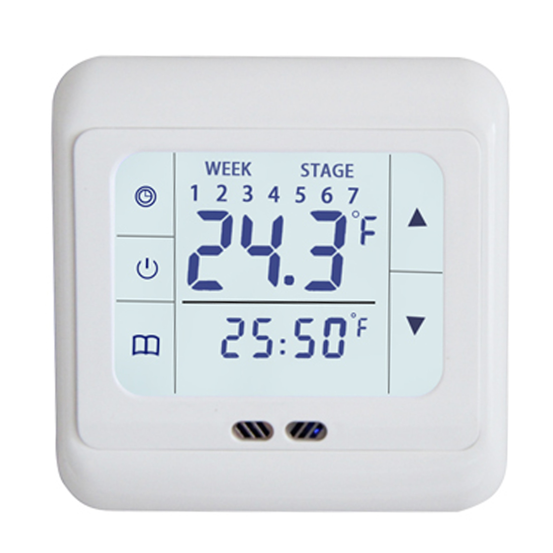 1pcs Floureon Touch Screen Room Underfloor Heating Thermostat Thermoregulator 220V Floor Heating System Temperature Controller