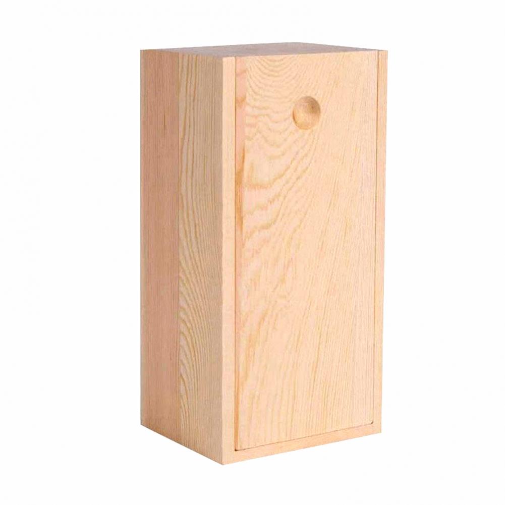 Caja de almacenamiento con tapa de cajón de madera Natural duradera, contenedor de almacenamiento hecho a mano, solución de almacenamiento de textura delicada y versátil: Azul