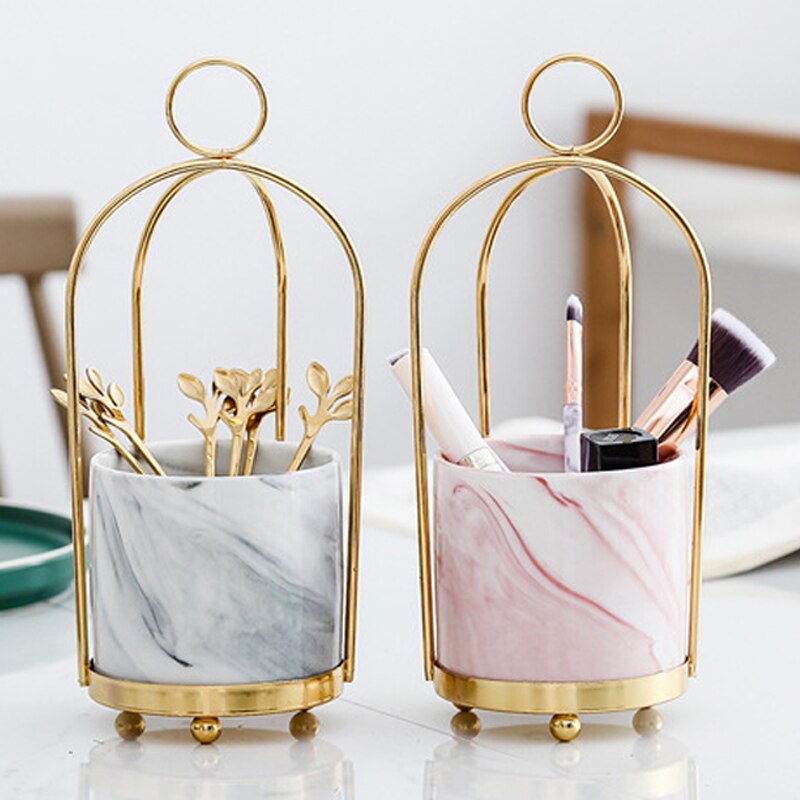 Blume Vasen Keramik Metall Obst Gabel Lagerung Krug Fleisch Anlage Dekoration Topf Mini Kreative Schreibtisch Ornament Heimat Dekor Handwerk Gläser