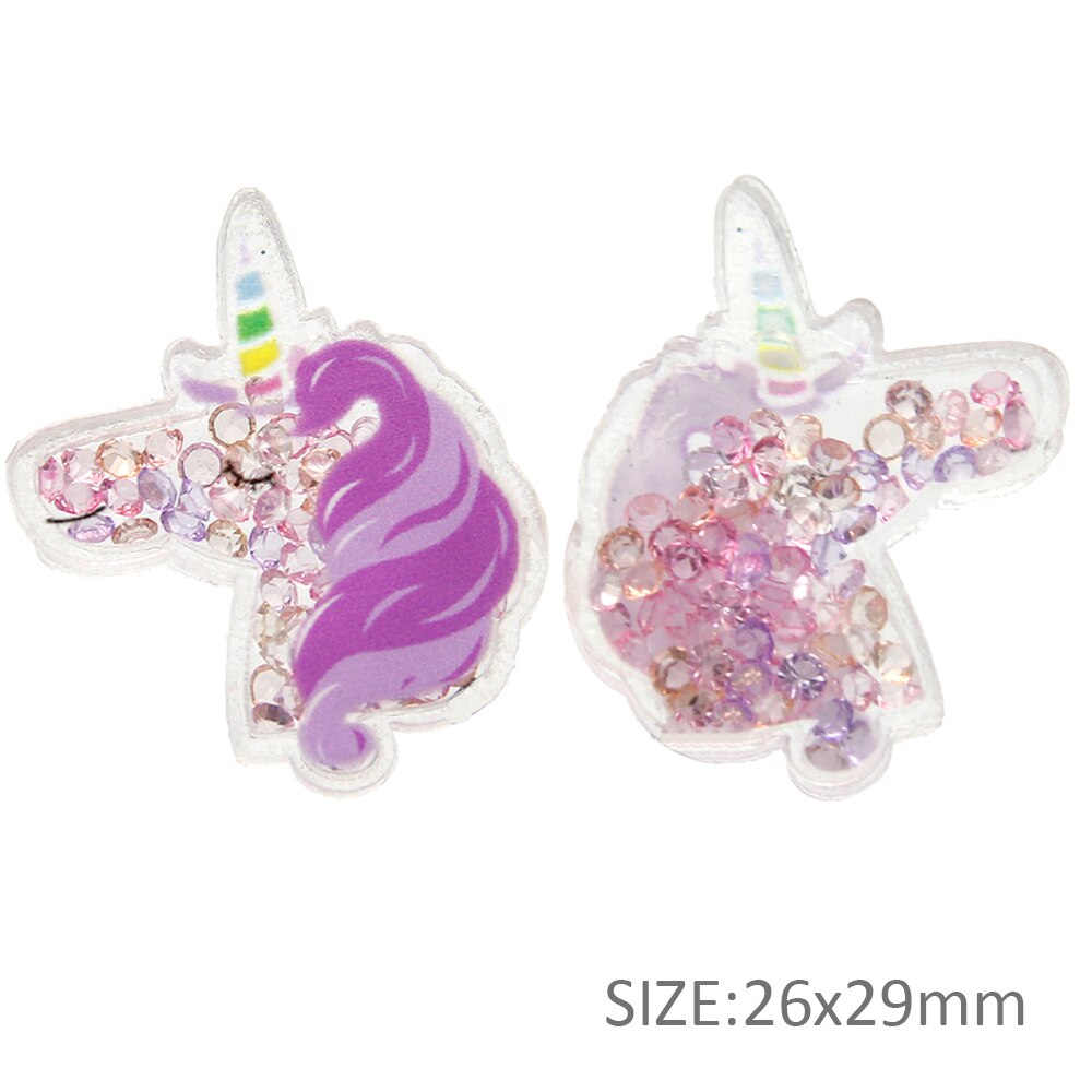 David accessories 5pcs Shape Quicksand Acrylic Sha... Grandado