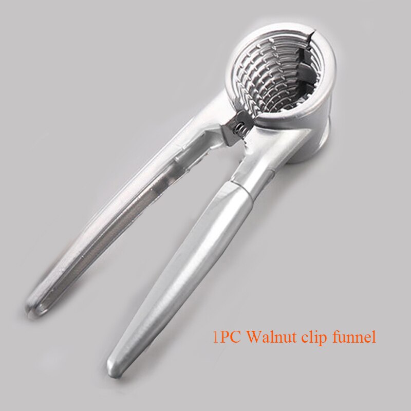 Aleación de Zinc Cascanueces descascanueces grieta almendra nuez Pecan avellana Filbert cocina tuerca descascarador Clip herramienta pinzas de sujeción Cracker: C
