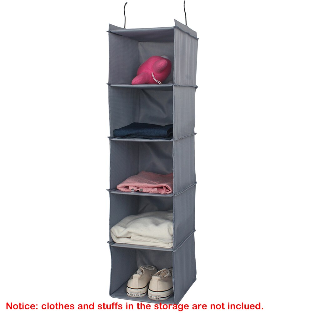 3/4/5/6 Layers Hanging Closet Organizer Home Organizer Holder Hanging Organizer Hook Drawer Rack Closet Wardrobe Storage Bags