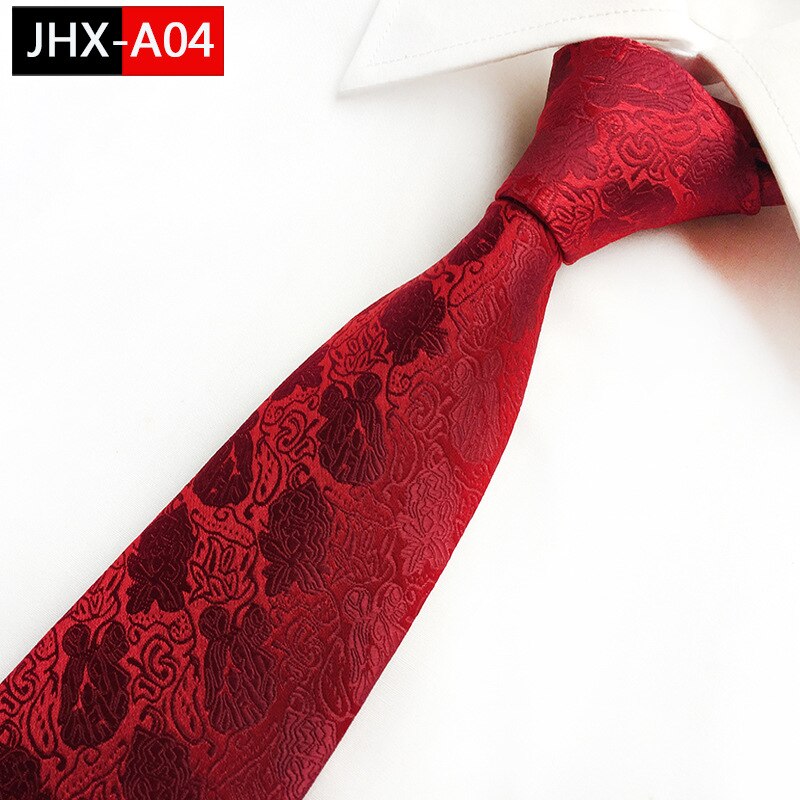 8Cm Polyester Ties Voor Mannen Formele Zakelijke Hals Tiies Huwelijkscadeau Voor Mannen Stropdas Bruidegom Party Das: A04
