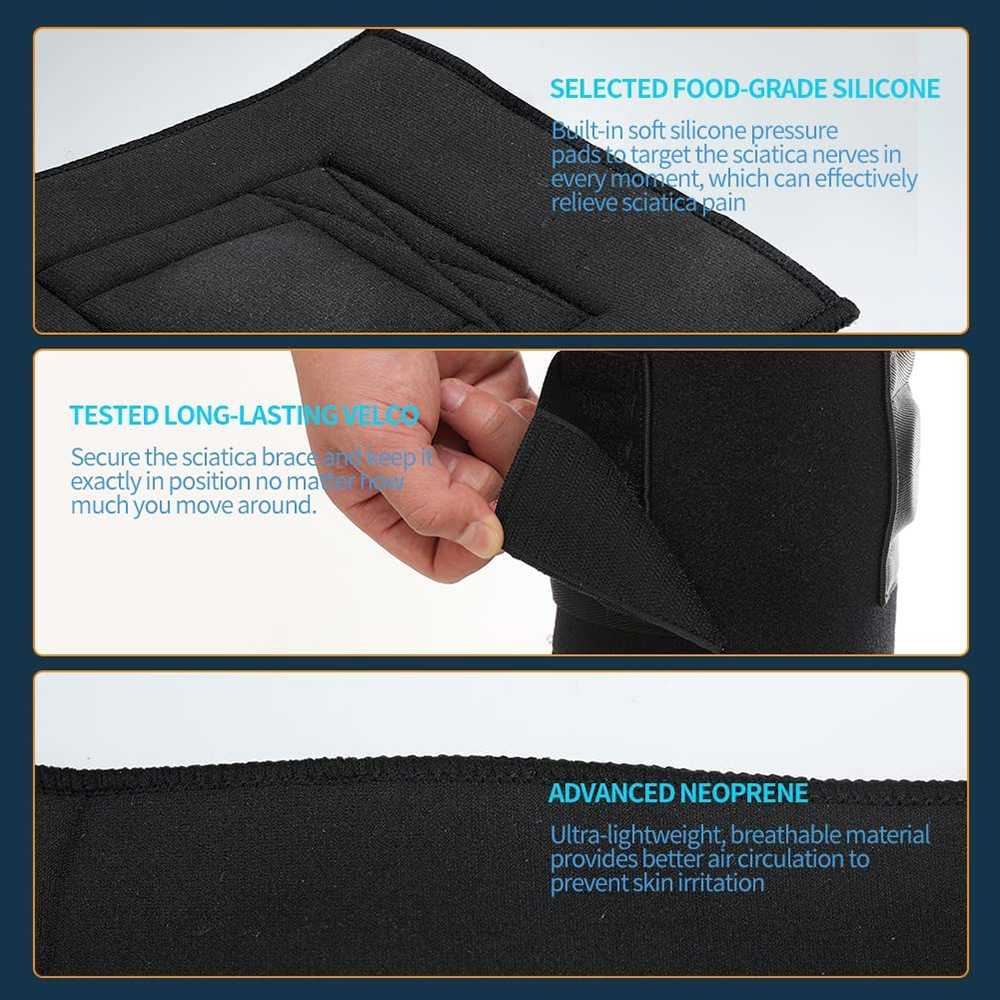 Rodilleras magnéticas para aliviar el dolor con almohadillas de presión, rodilleras para ejercicio y fitness, rodilleras