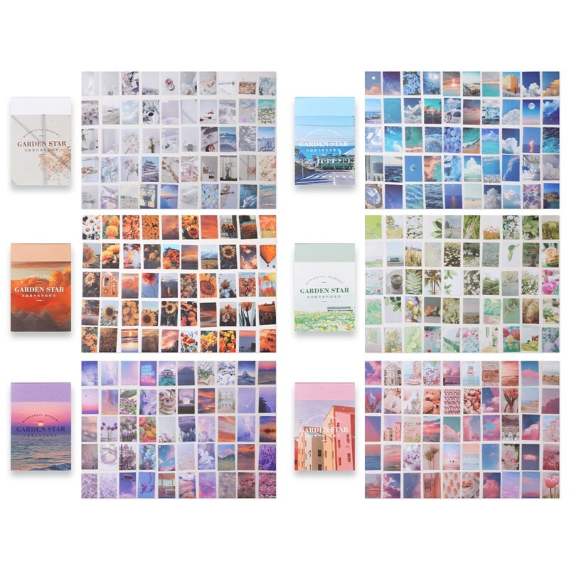 300Pcs Washi Sticker Set Voor Journaling Plant Sticker Natuurlijke Landschap Sticker Zelfklevende Decoratieve Esthetische Sticker