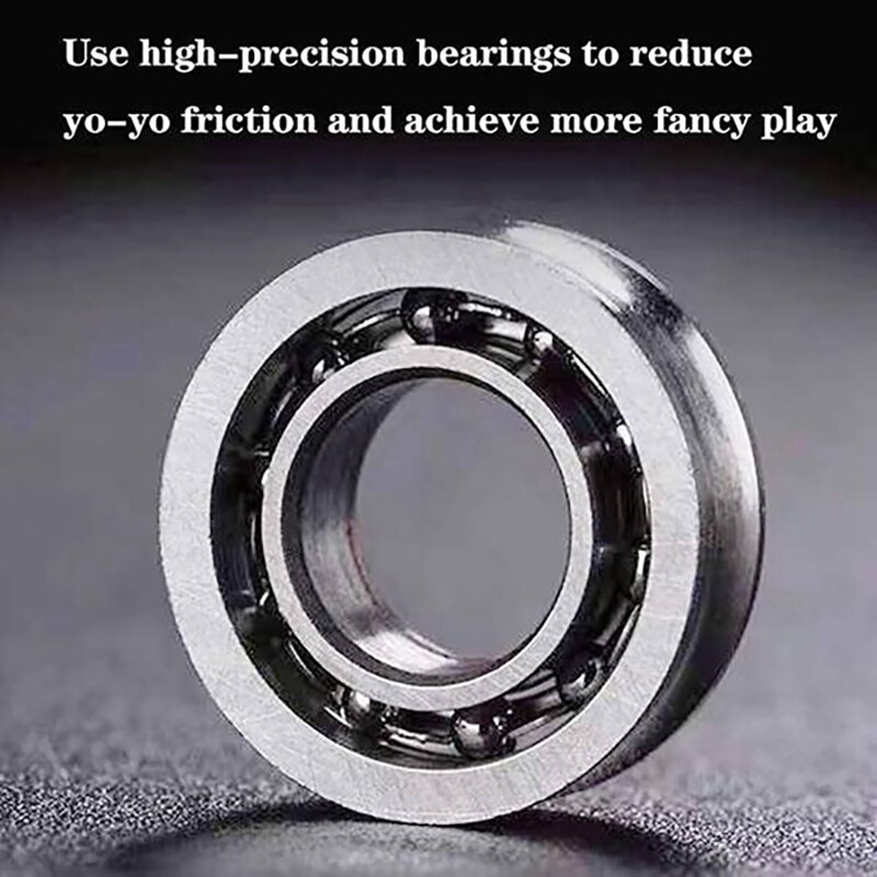 Yoyo no sensible, Yoyo para niños, pelota yo-zos para principiantes de aleación de aluminio con rodamiento de bolas para jugadores principiantes