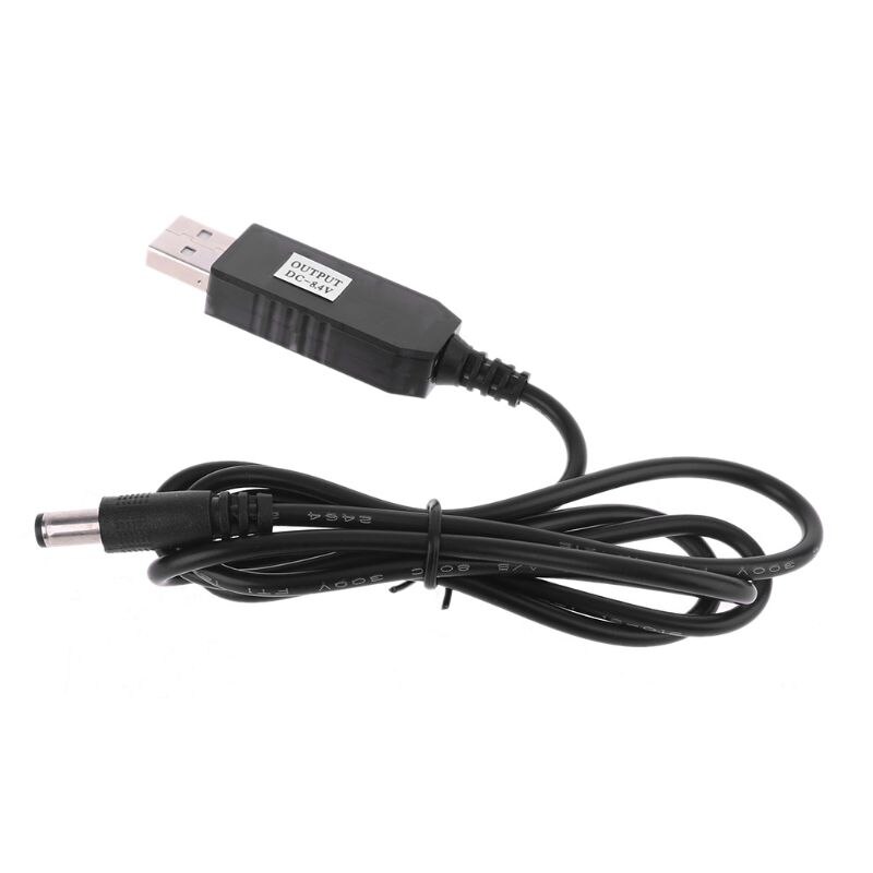 Usb  til 4.2v 8.4v 12.6v 5.5 x 2.1mm ladekabel omformerkabel til 18650 batterier
