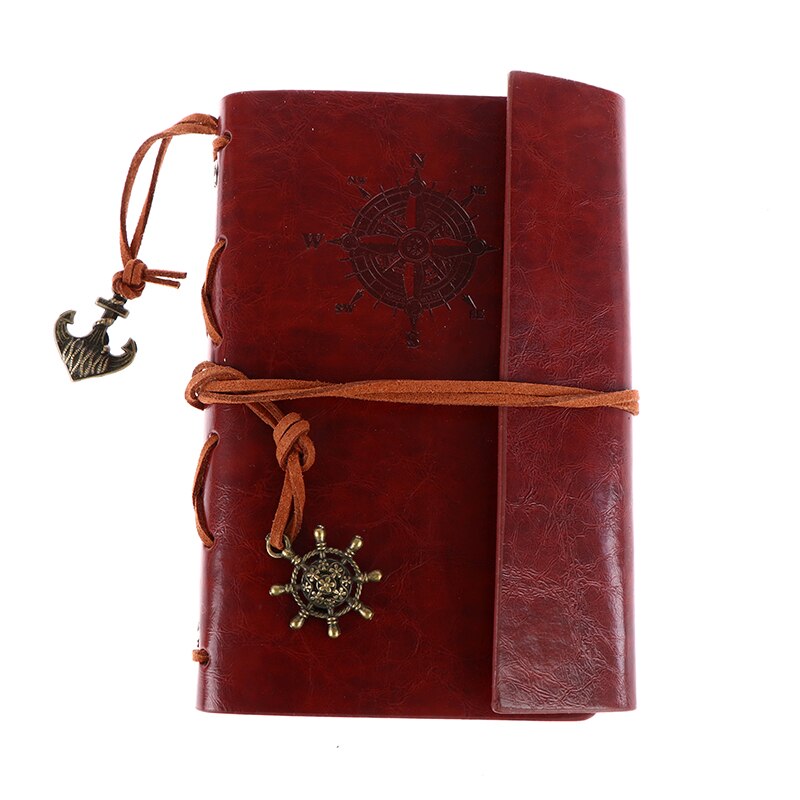 Notebook Spiral Ring Binder Diary Retro Book Retro Notebook Personality Diary Journal Notebook: Burgundy