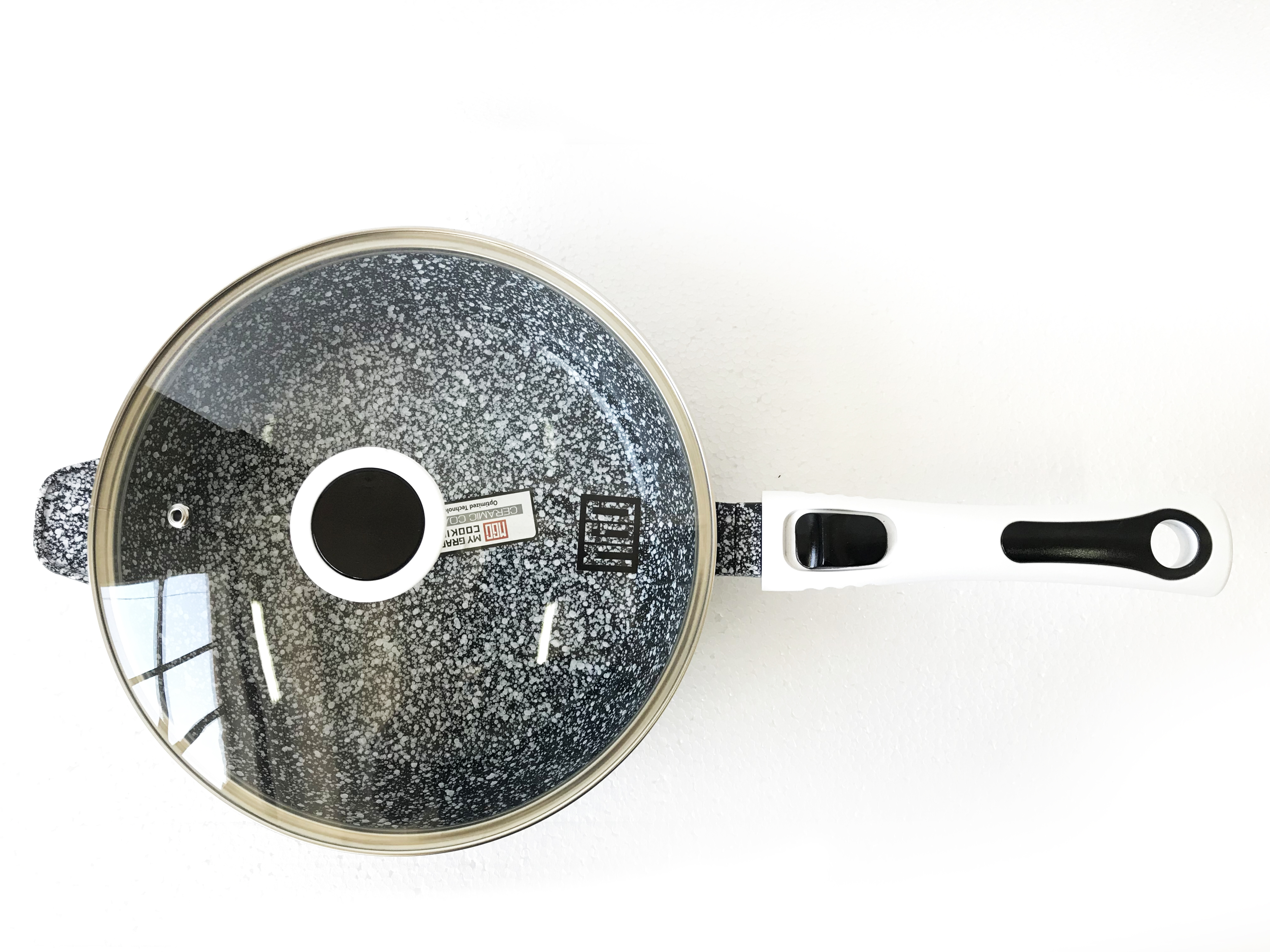 Baizheng ceramic coating No-smoke non stick pot frying pan homeBurger Eggs Ham Pan Cake Maker Frying Pan use cookware Breakfast