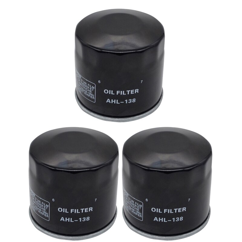 Filtro de aceite negro para motocicleta SUZUKI SV650 645 LTF400F LTA750X LTA750 LTA500 376 KINGQUAD FSI 376, 1 ud./2 uds./3 uds.