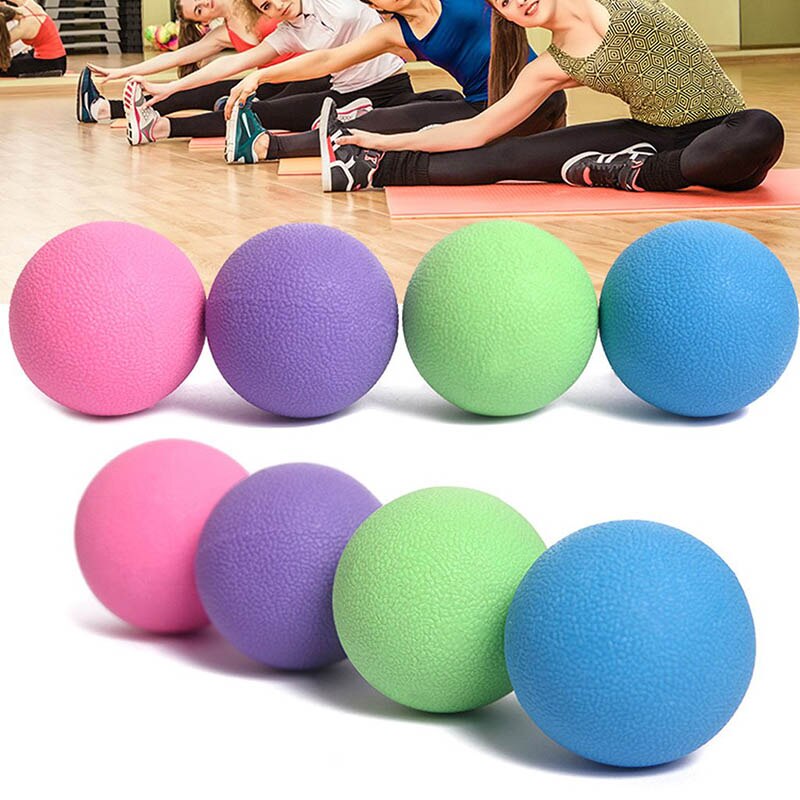 Lacrosse Massage Ball Sport Yoga Gym Balls TPE Mobility Trigger Point Body Pilates Fitness Training Neck Pain Muscle Release