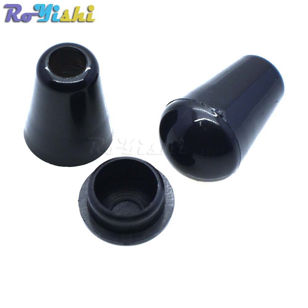 10 stks/pak Bell Stopper Met Deksel Cord Ends Lock Stopper Plastic Black Toggle Clip
