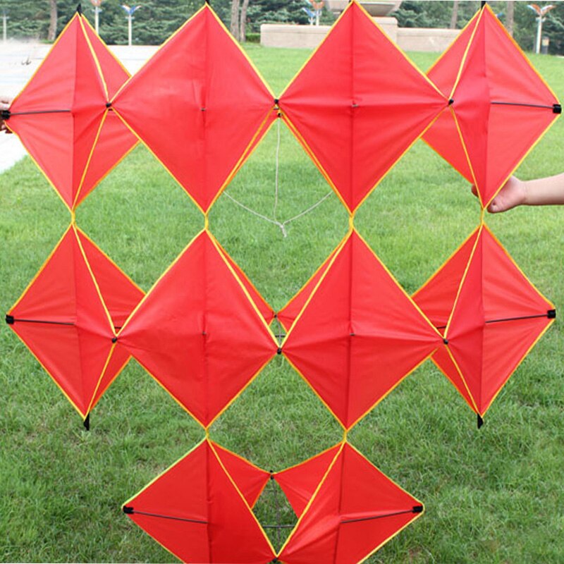 160cm puissance unique dix diamants cerf-volant/rouge diamants cerfs-volants avec outils volants plage cerf-volant volant