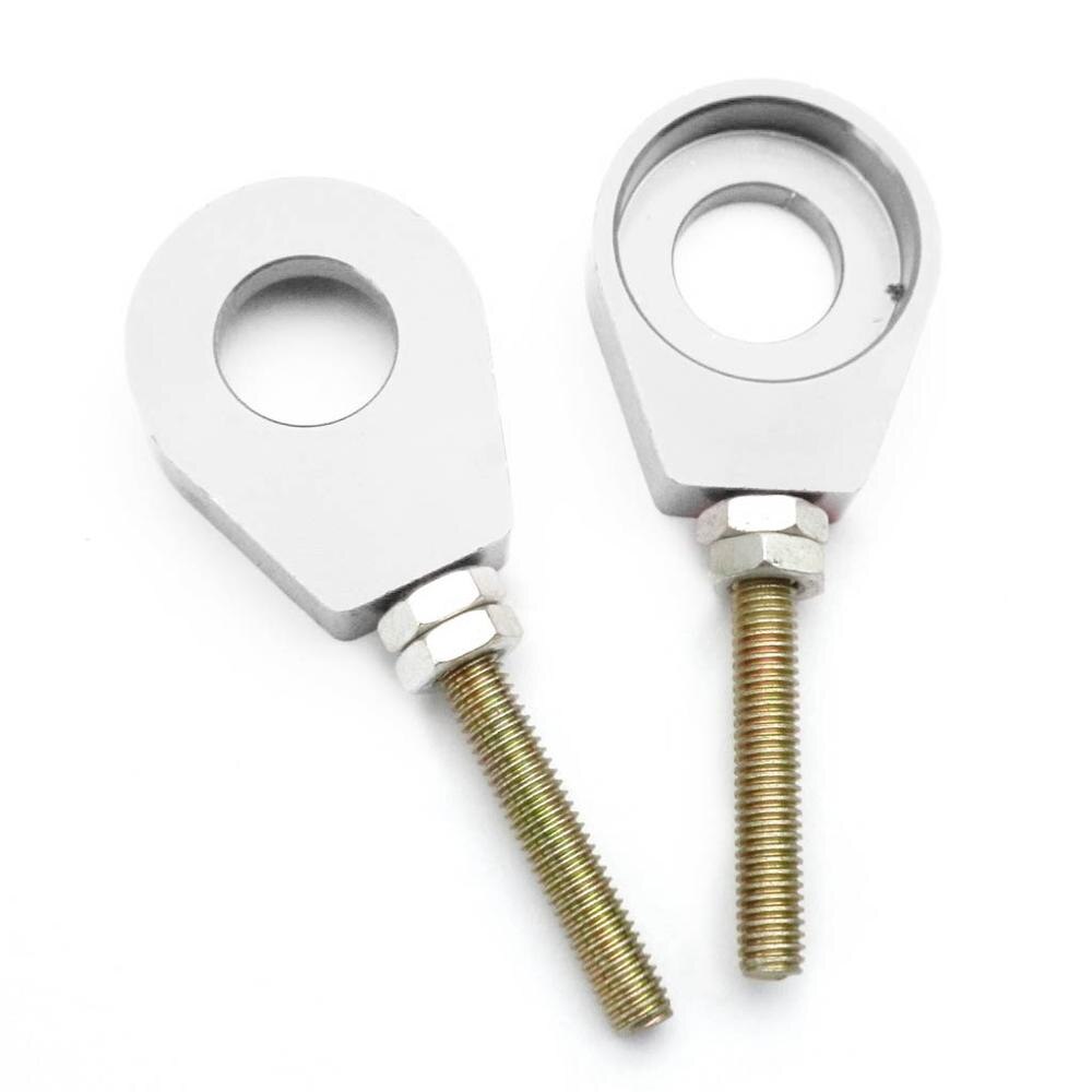 2 szt. 15mm napinacz łańcucha regulacyjne robić XR CRF 50 70 dół brud rower'i niebieski czerwony srebrny czarny dostępny: Srebrny