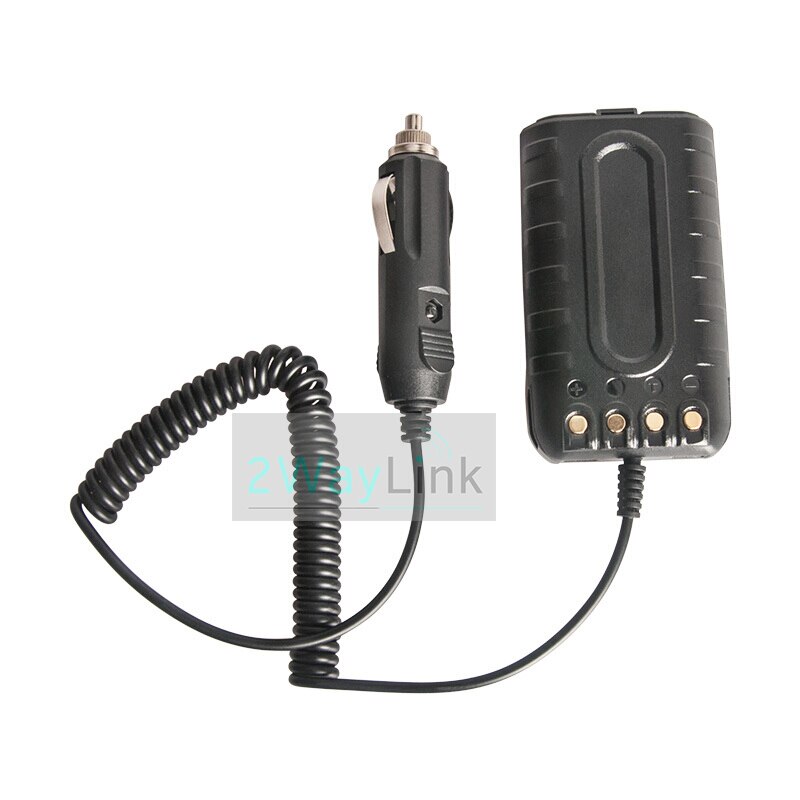 Oryginalna ładowarka samochodowa 12V DC eliminator dla QuanSheng TG-UV2 plus 10W Walkie talkie Quansheng TG UV2 plus ładowarka samochodowa 12V