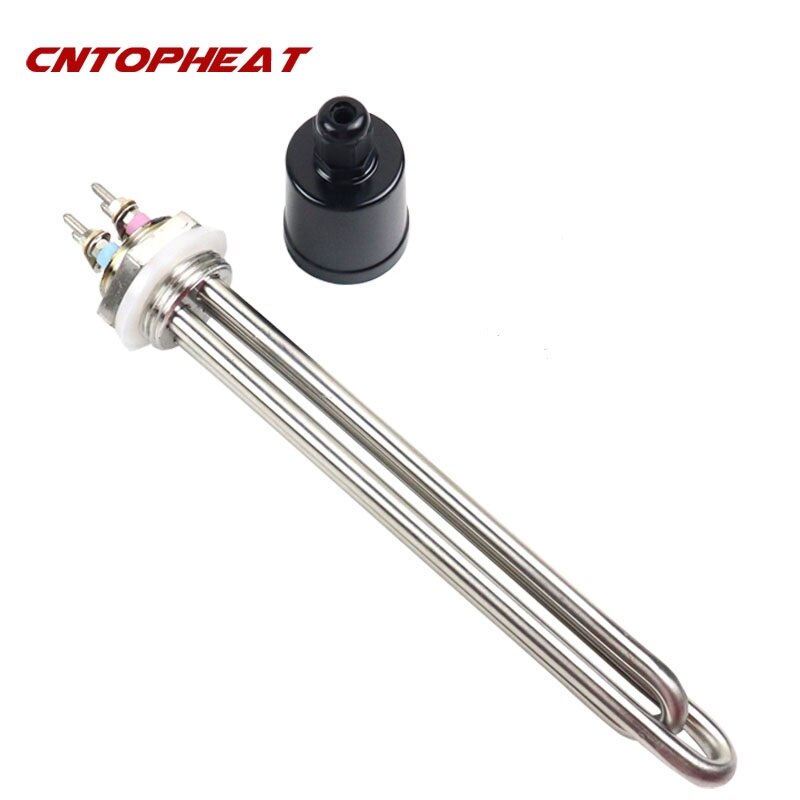 Élément chauffant par Immersion SUS304, 220v, 2,5kw, résistance de chauffage tubulaire fileté 1 &quot;BSP 32mm: Heater Only