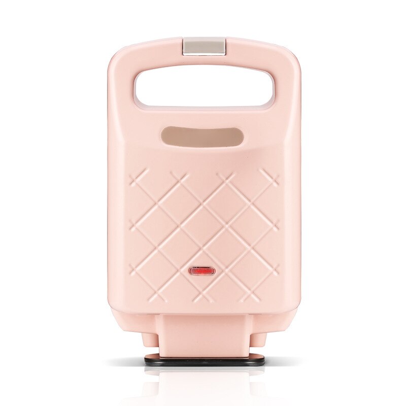 Sandwich Maker Breakfast Machine Toaster Machine Home Light Food Waffle Maker Multi-Function Heating Toast Pressure Toaster: Pink