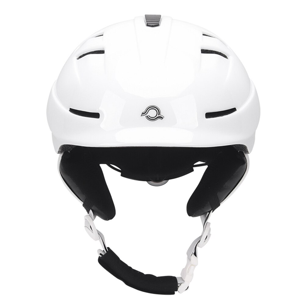 Casco da sci con fodera rimovibile e copri orecchie casco da Snowboard regolabile uomo donna casco da neve In-mold