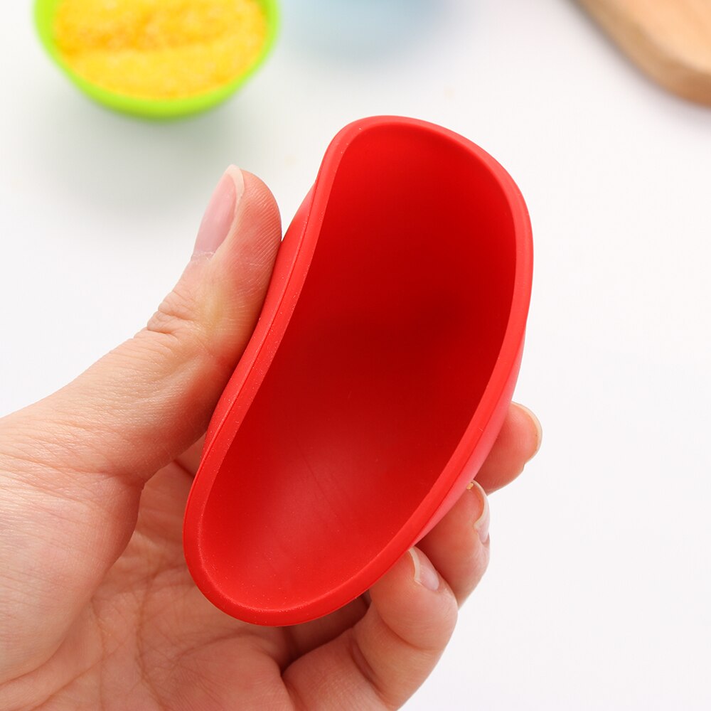 6.7x6.7x3cm Odorless Anti Silicone Bowl Facial Mask Mixing Prep Measuring Salt Sauce Sugar Butter Dressing Bowl