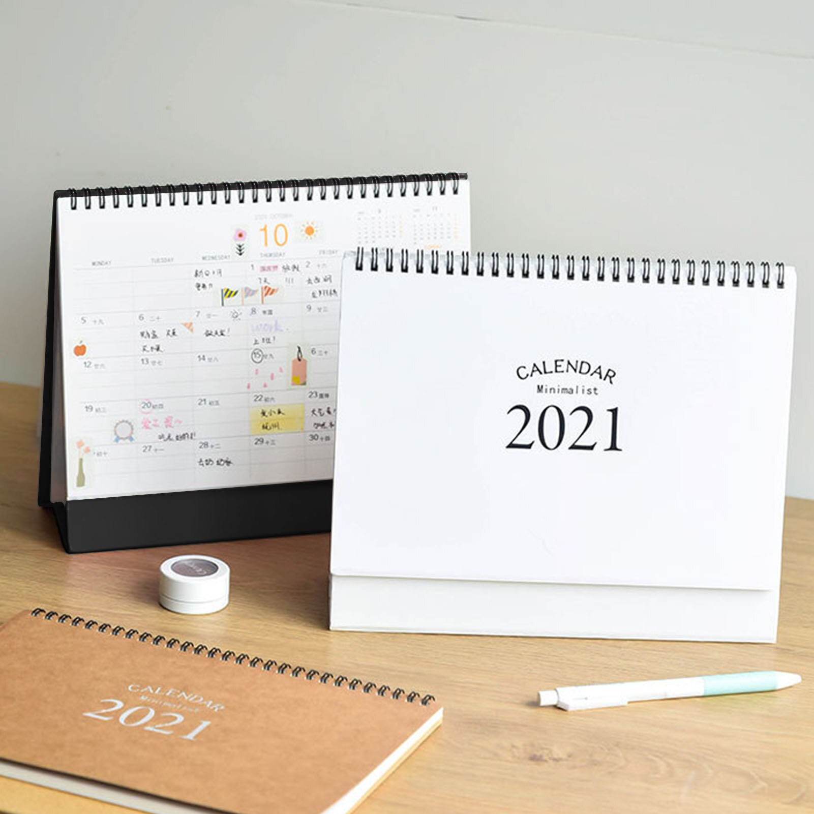 Desk Calendar Convenient Tearable Tool Home Decoration Desk Calendar Monthly Daily Planner For Office And Home