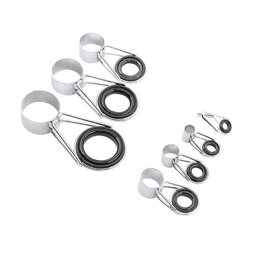 Set van 7 stuks vishengel reparatieset, lijnringen, ogen, geleiders voor hengels, visgerei, outdoor accessoires