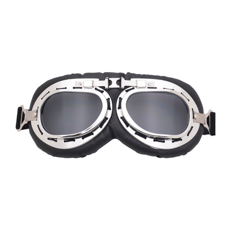 Motorfiets Vintage Goggle Retro Eyewear Bril Helm Bril Motrcross Scooter Bike Fietsen Winddicht Beschermende Gears