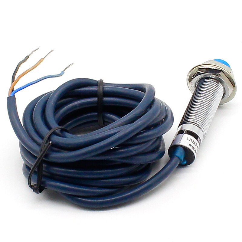 Sensor de proximidad inductivo M12, interruptor de voltaje de trabajo, 5V, NPN, sin LJ12A3-4-Z/BX-5V, cilindro, especial para MCU, 4mm