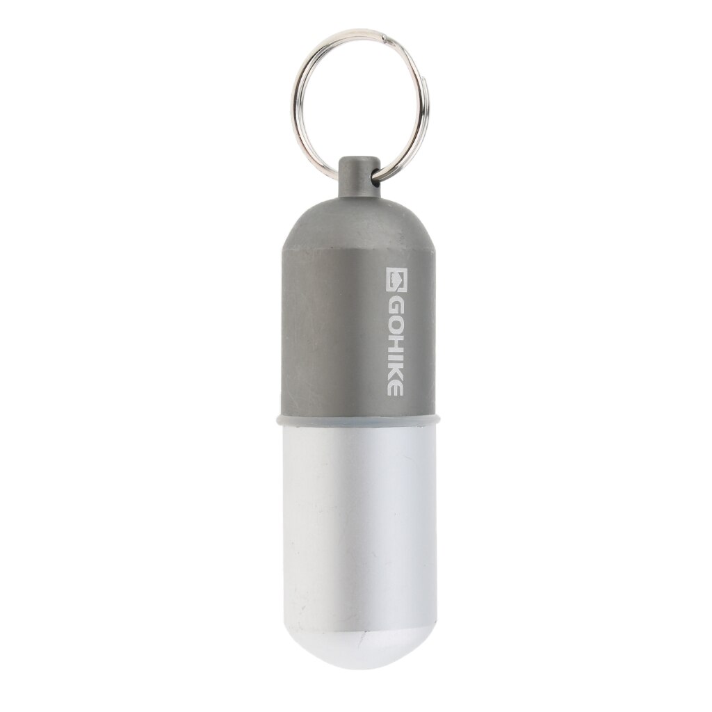 Waterdichte Aluminium Pil Opbergdoos Sleutelhanger Capsule Tablet Container Fles Houder