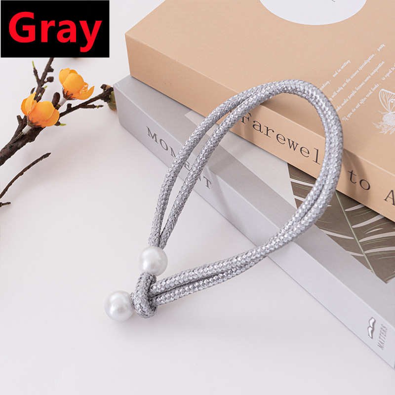 2/1PCS Kleine Parel Gordijn Clip Gordijn Houders Tie Terug Gesp Clips Opknoping Bal Gesp Tie Terug gordijn Decor Accessoires: Rood / 30-35cm