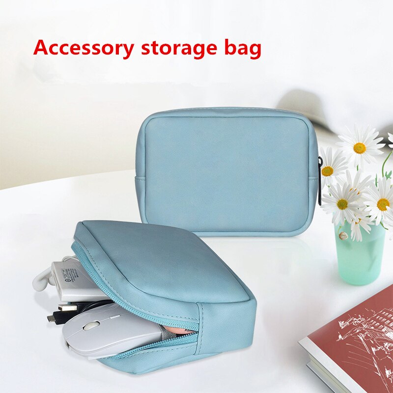 Neue Lagerung Daten Kabel Reisetasche U Disk Energie Bank Elektronische Zubehör Organizer Kopfhörer SD Karte Energie Bank Container Beutel