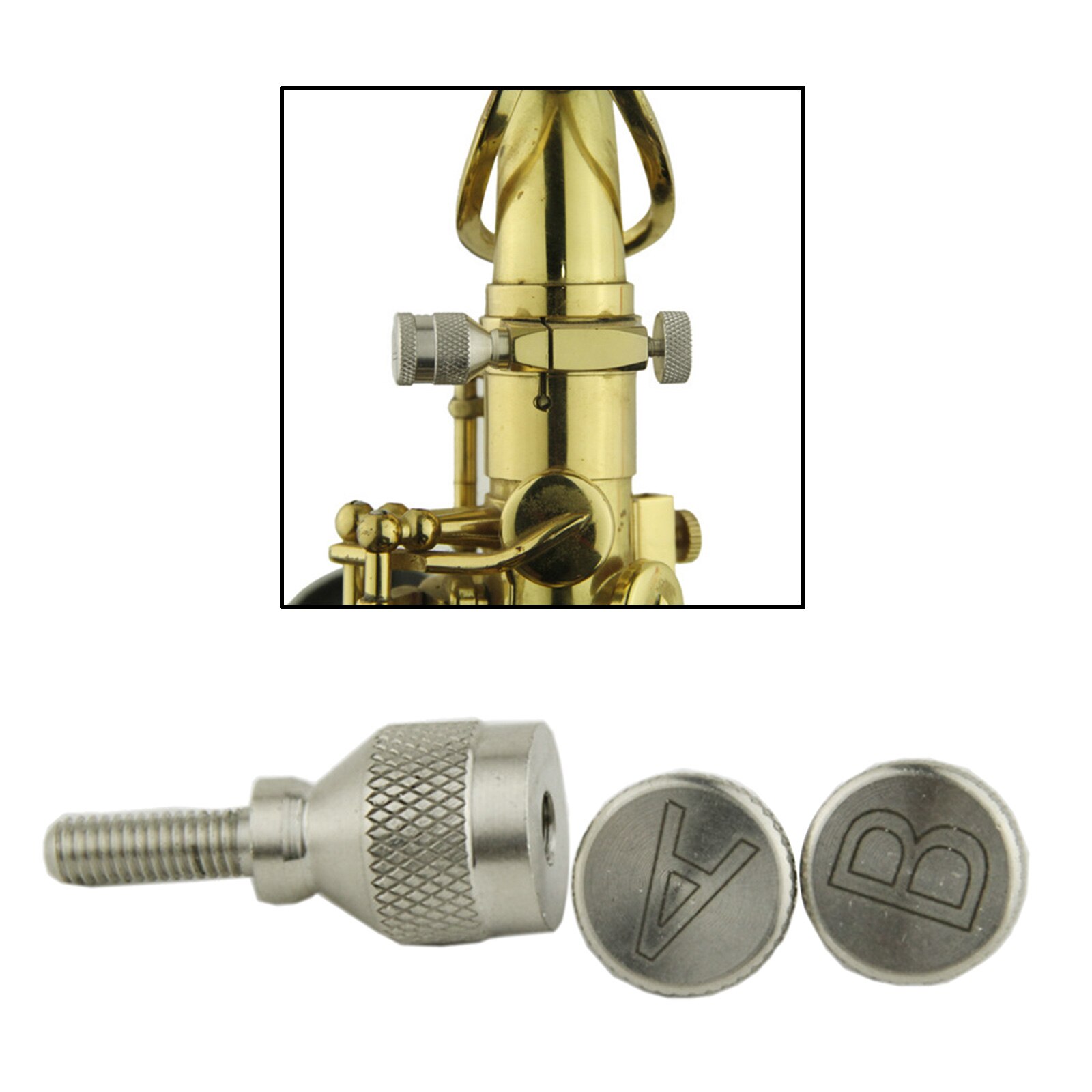 Saxofoon Hals Aanscherping Schroeven Sax Gebogen Hals Vaste Schroef Attachment