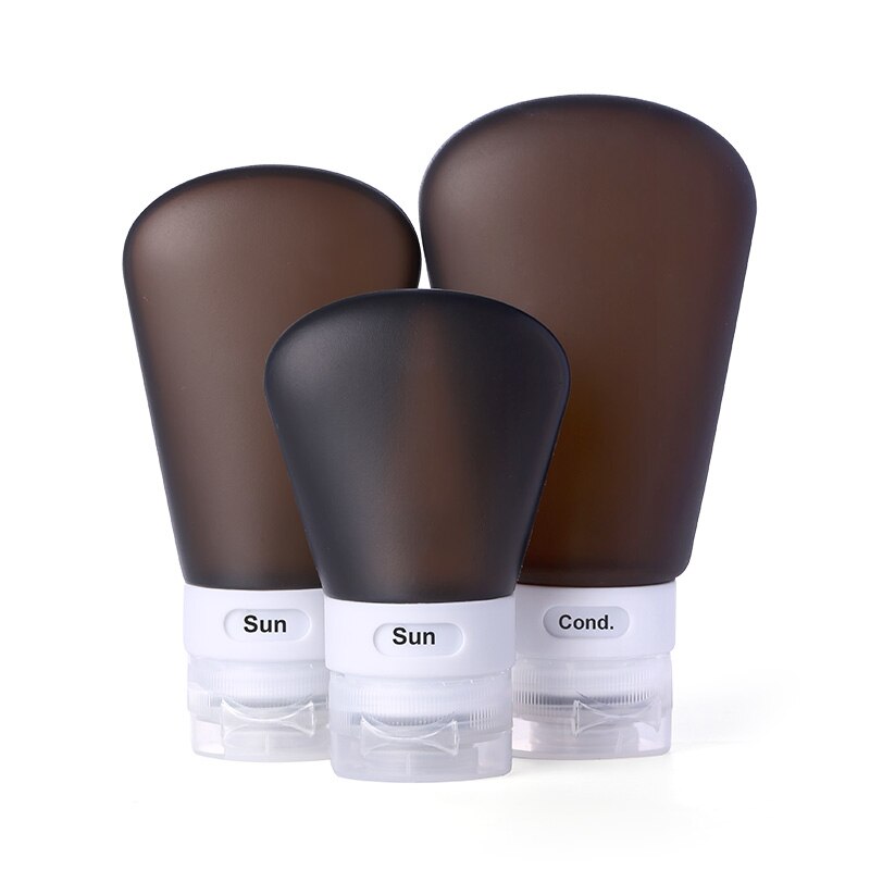 Outdoor travel portable shampoo shower gel silicone bottle cosmetic bottle Reusable Empty Boxes Home Travel Organizer Bottle