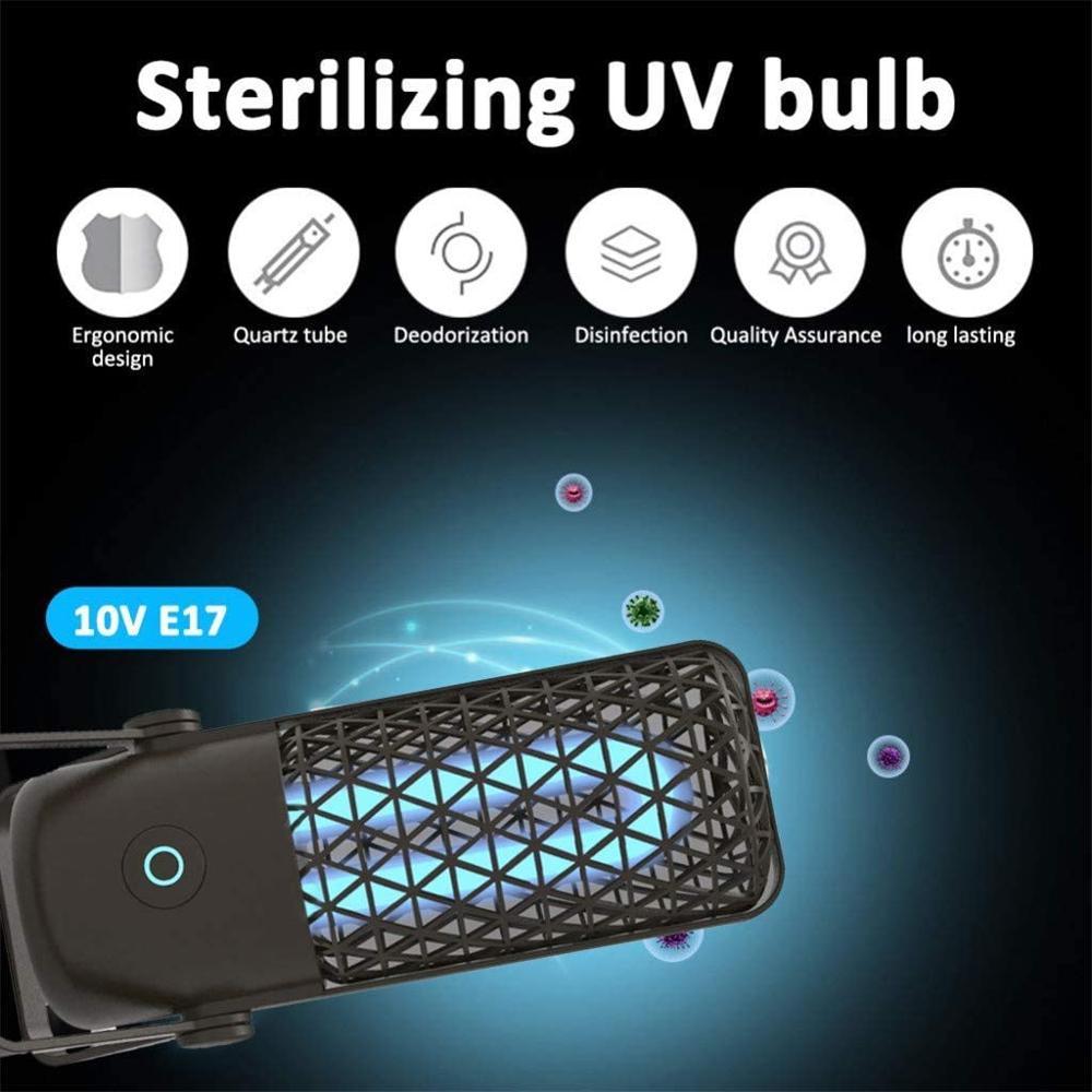 Kiemdodende Licht Uvc Lamp Sterilisator Uv Licht Huisstofmijt Proof Lamp Ultraviolet Kiemdodende Lamp Koelkast Desinfectie Lichten