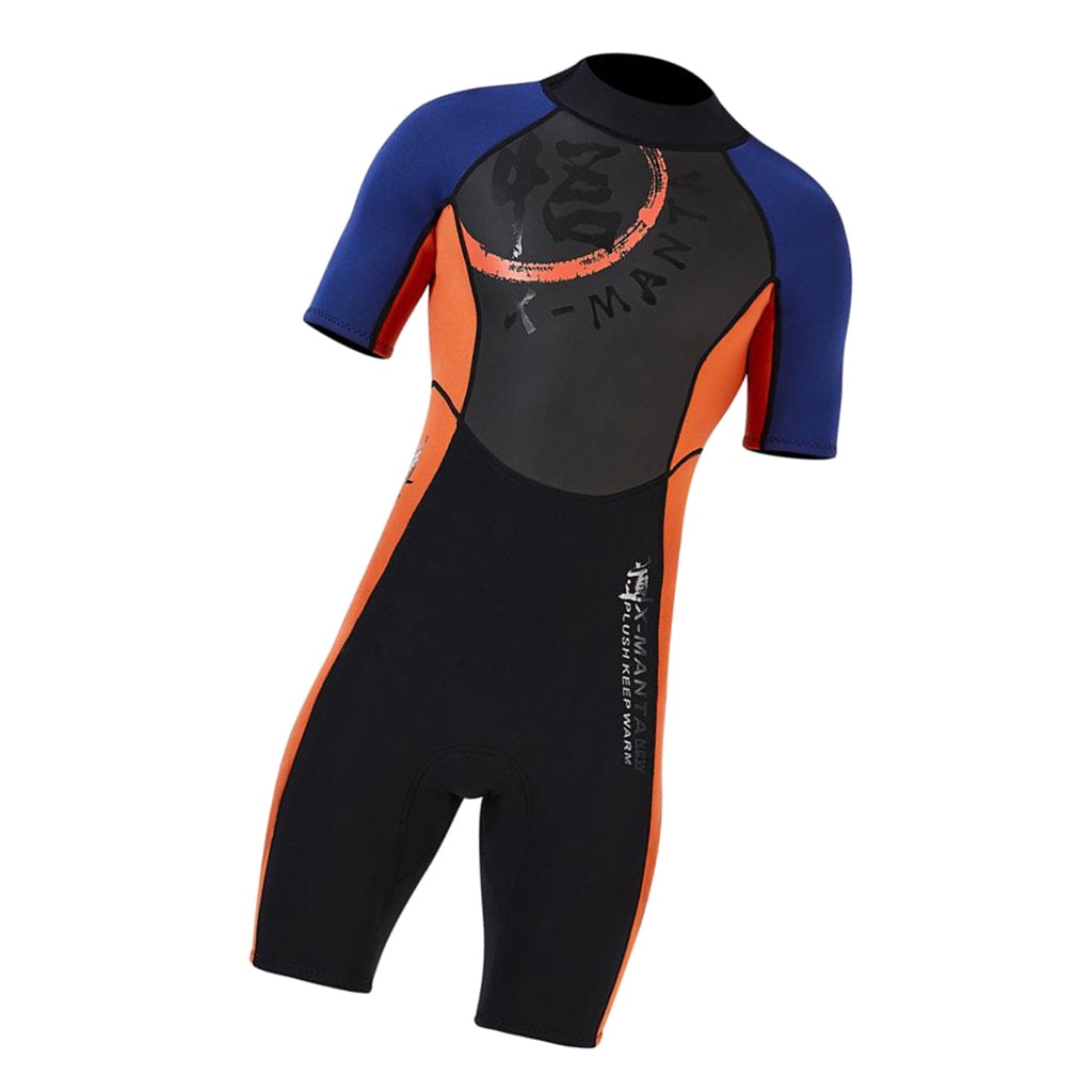 3 Mm Neopreen Mannen Korte Mouw Wetsuits Duiken Snorkelen Surfen Wetsuits Voor Water Sport