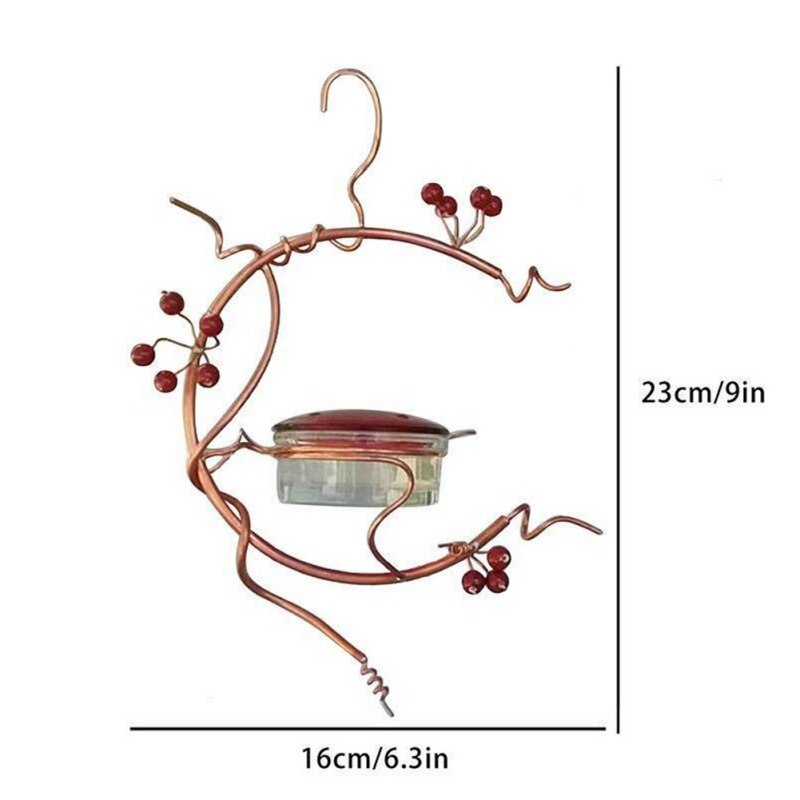 Courtyard Hanging Bird Feeder Hummingbird Feeder Metal Bracket Bird Feeder Bird Cage Pet Accessories